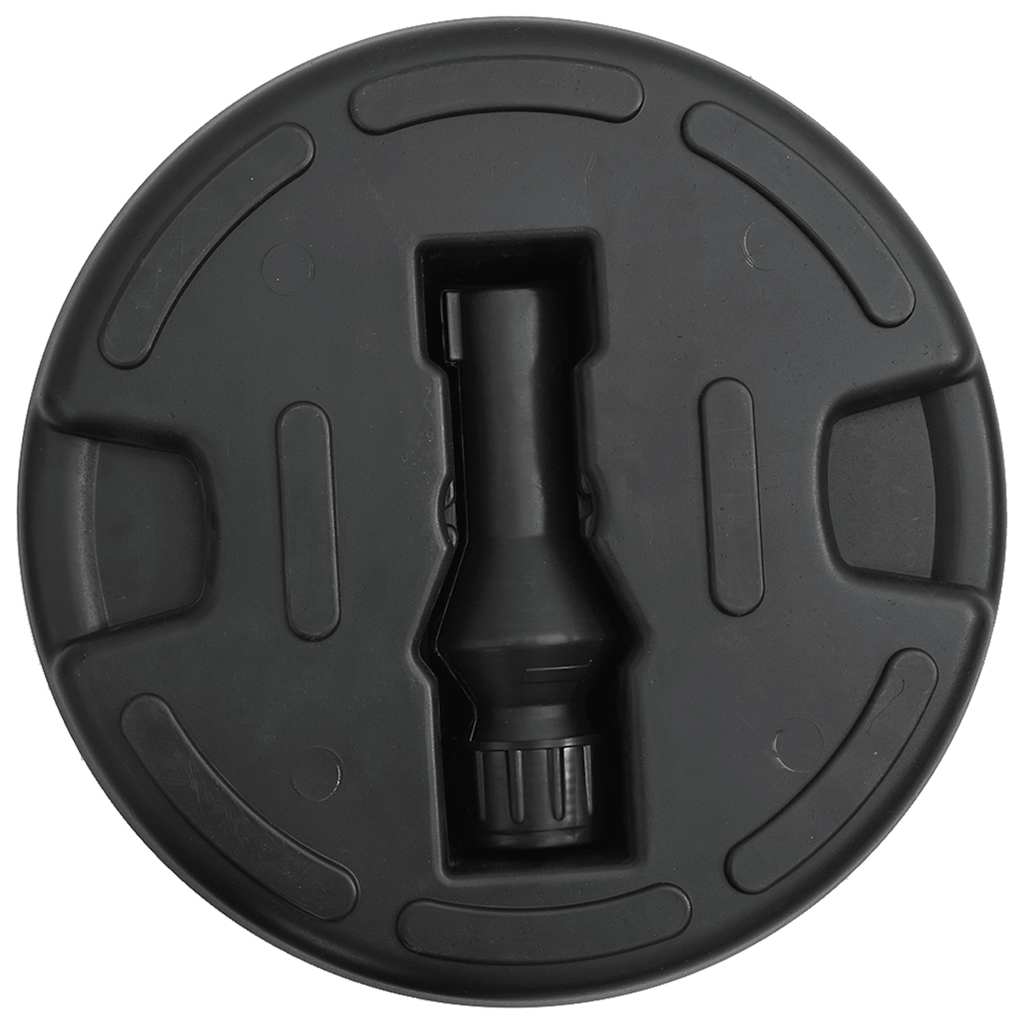 Base per Ombrellone Riempibile con Sabbia/Acqua 15L Nera