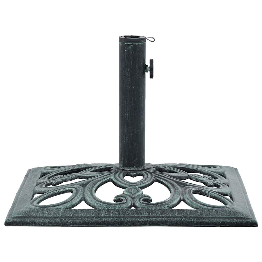 Base Ombrellone Verde 12 kg 49 cm in Ghisa