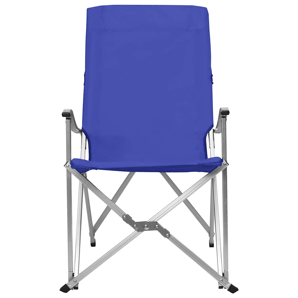 Sedie da Campeggio Pieghevoli 2 pz Blu