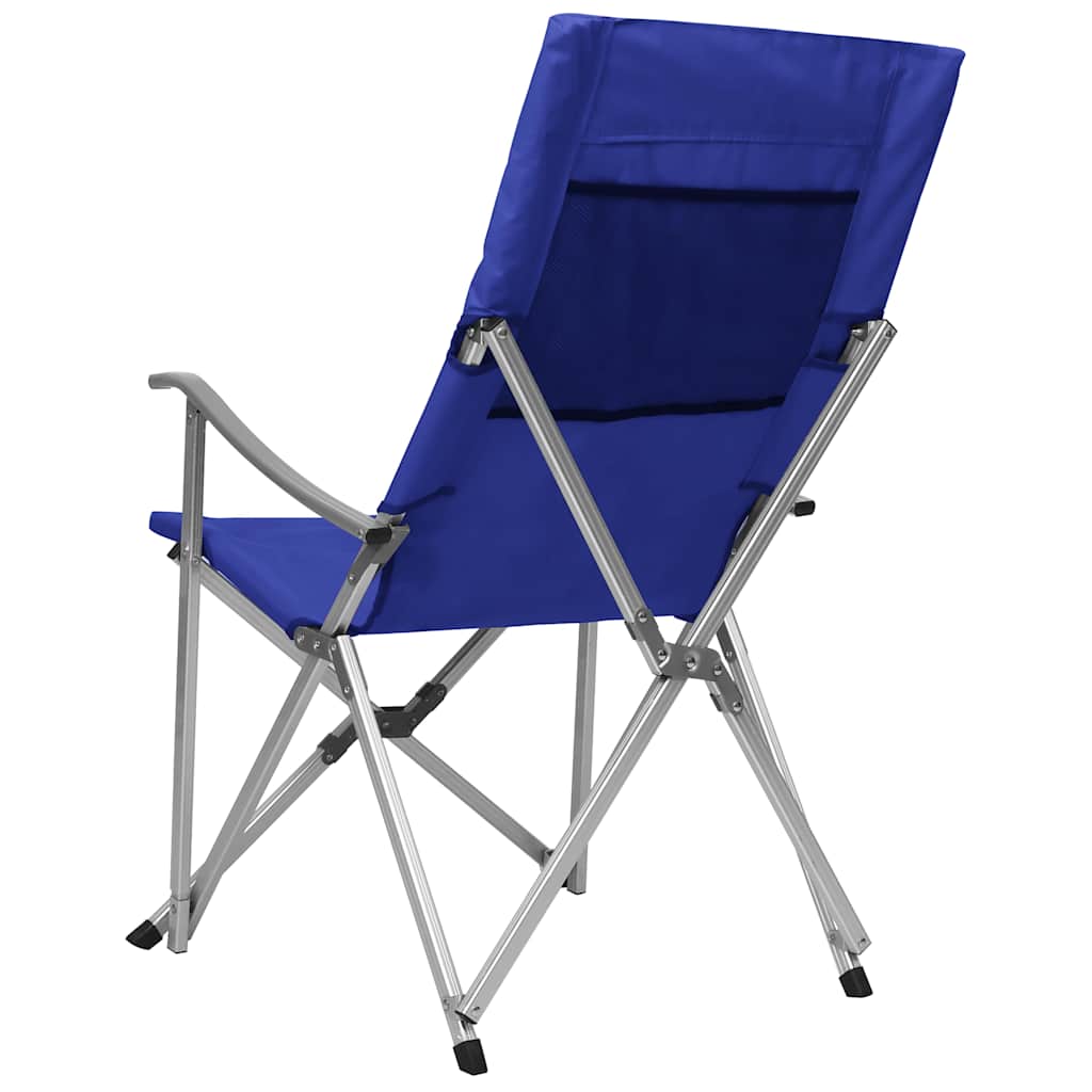 Sedie da Campeggio Pieghevoli 2 pz Blu