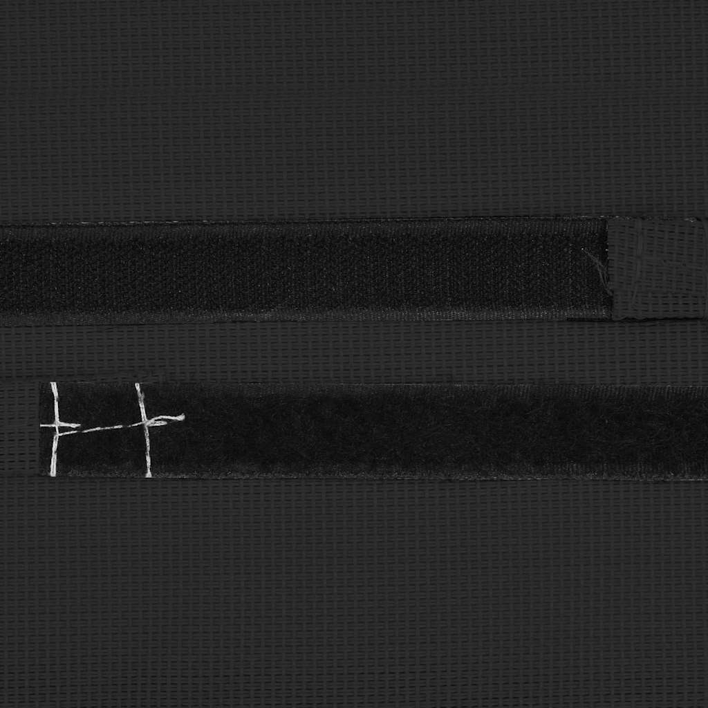 Poggiatesta per Sdraio Nero 40x7,5x15 cm in Textilene