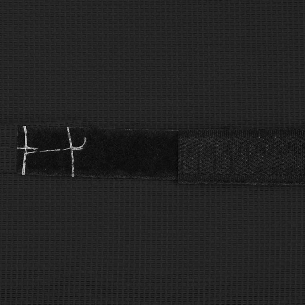 Poggiatesta per Sdraio Nero 40x7,5x15 cm in Textilene