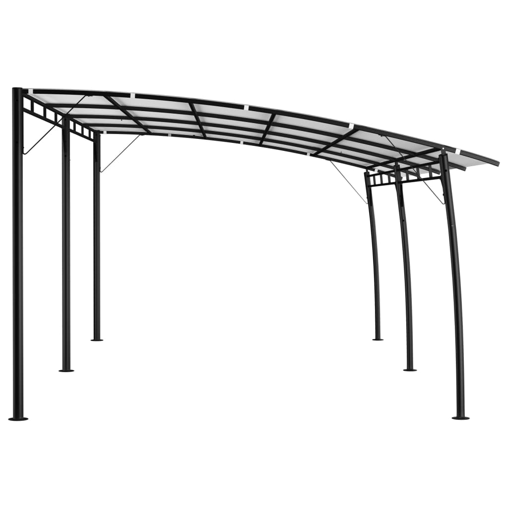 Ombrelloni da sole 6 x 3 x 2,55 m Crema