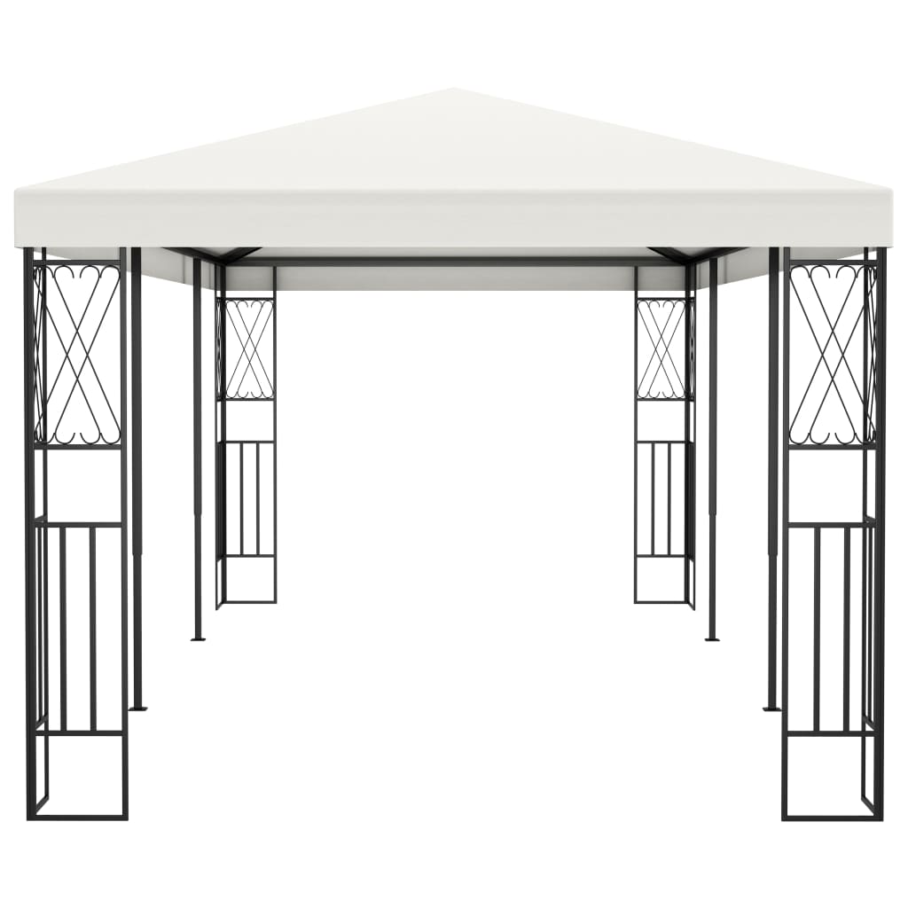 Gazebo 3x6 m Crema in Tessuto