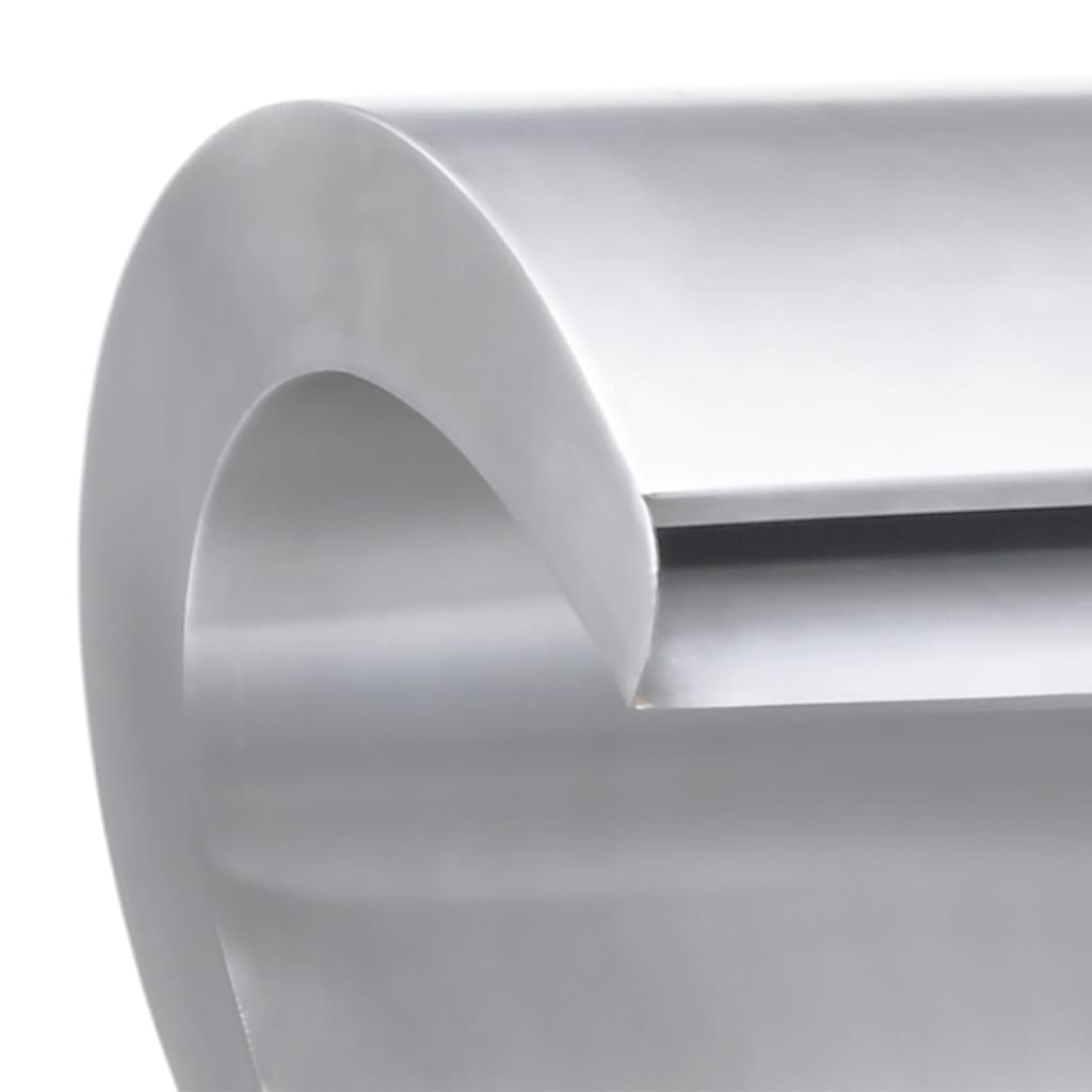 Cascata da Giardino Argento 34x49x82 cm in Acciaio Inox