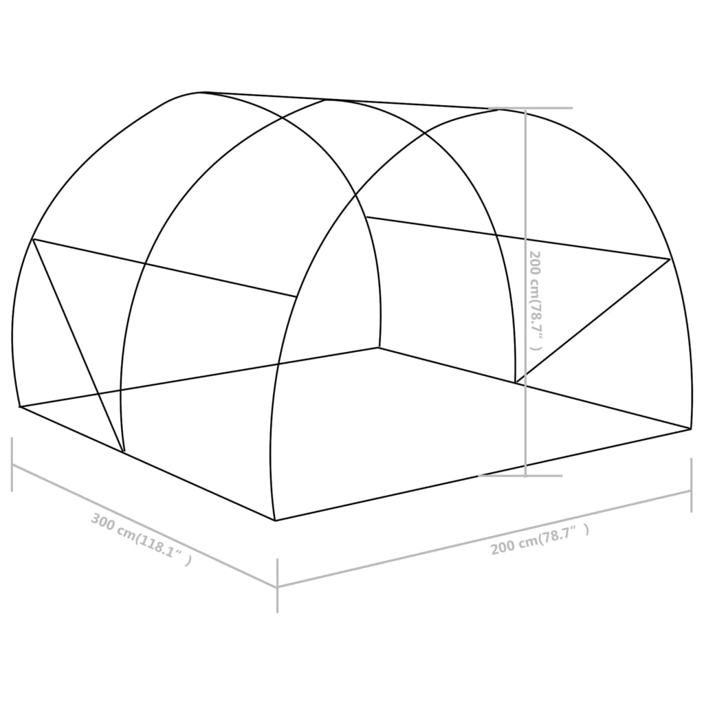 Serra 6 m² 3x2x2 m