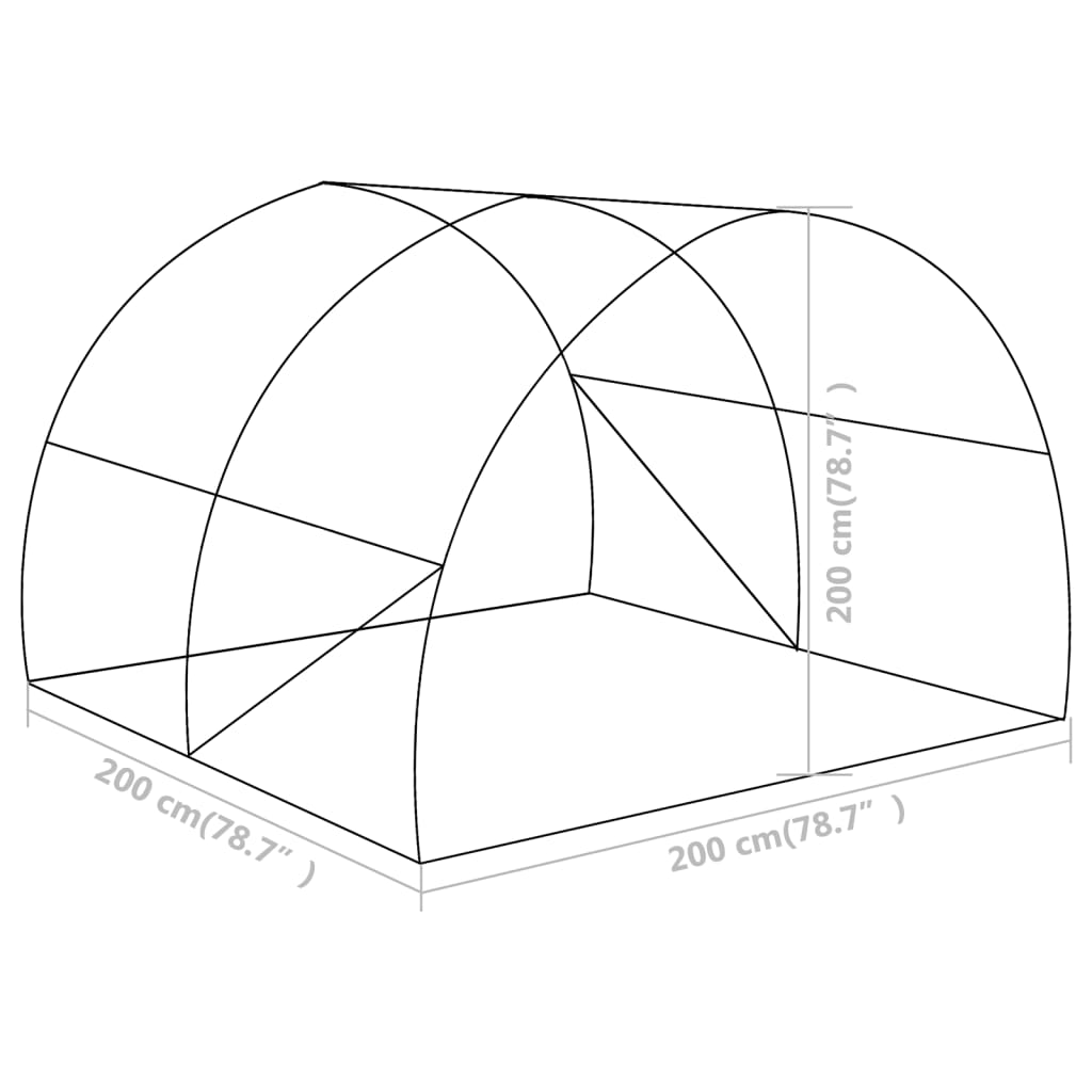 Serra 4 m² 2x2x2 m