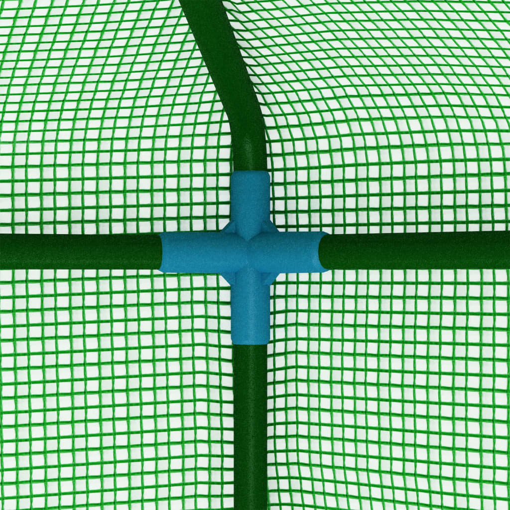 Serra con Struttura in Acciaio 0,5 m² 1x0,5x1,9 m