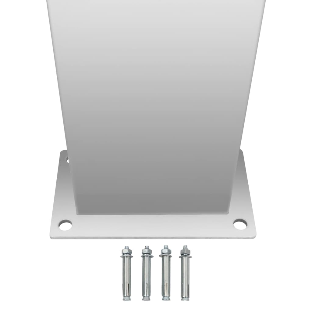 Doccia da Giardino in Acciaio Inox Curva