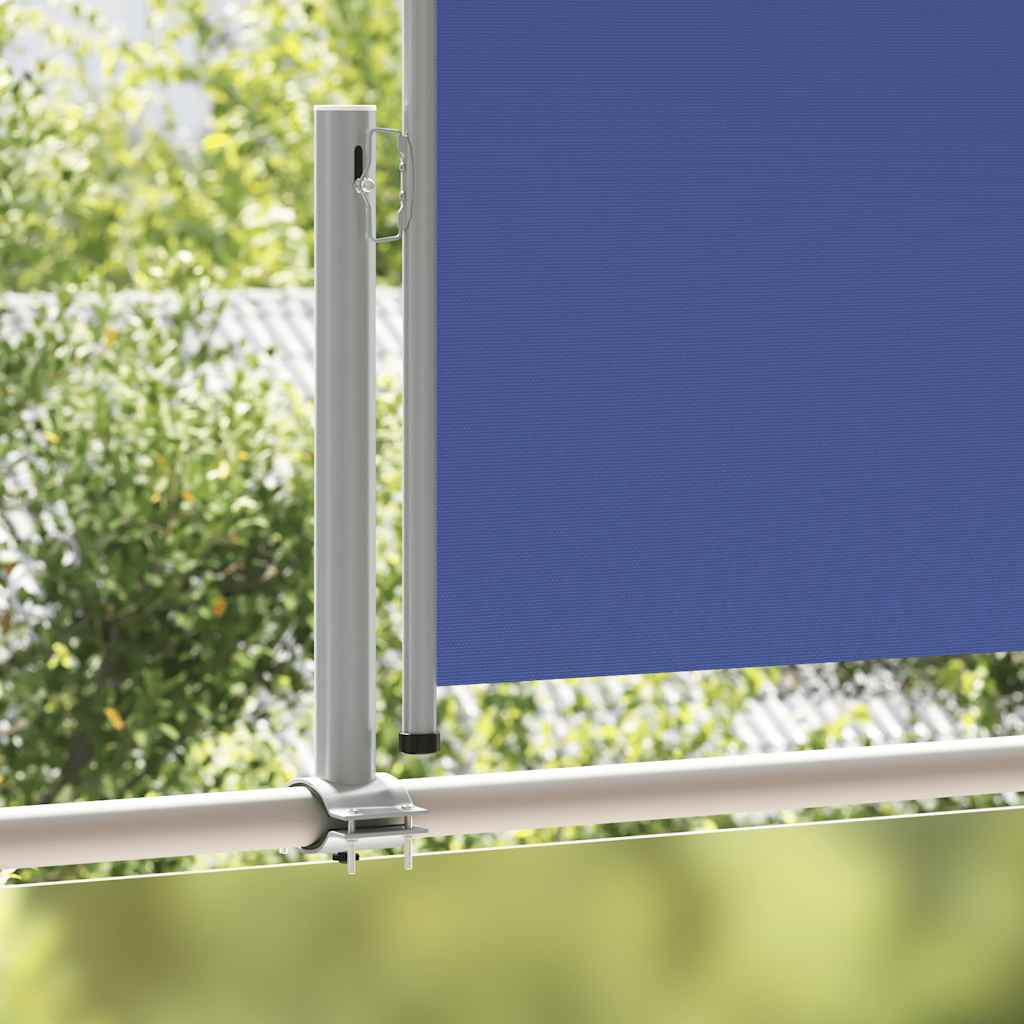 Tenda Laterale Retrattile per Patio 100x300 cm Blu