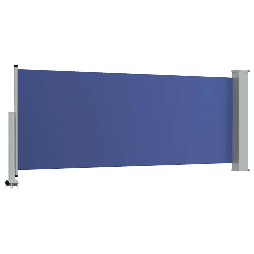 Tenda Laterale Retrattile per Patio 100x300 cm Blu