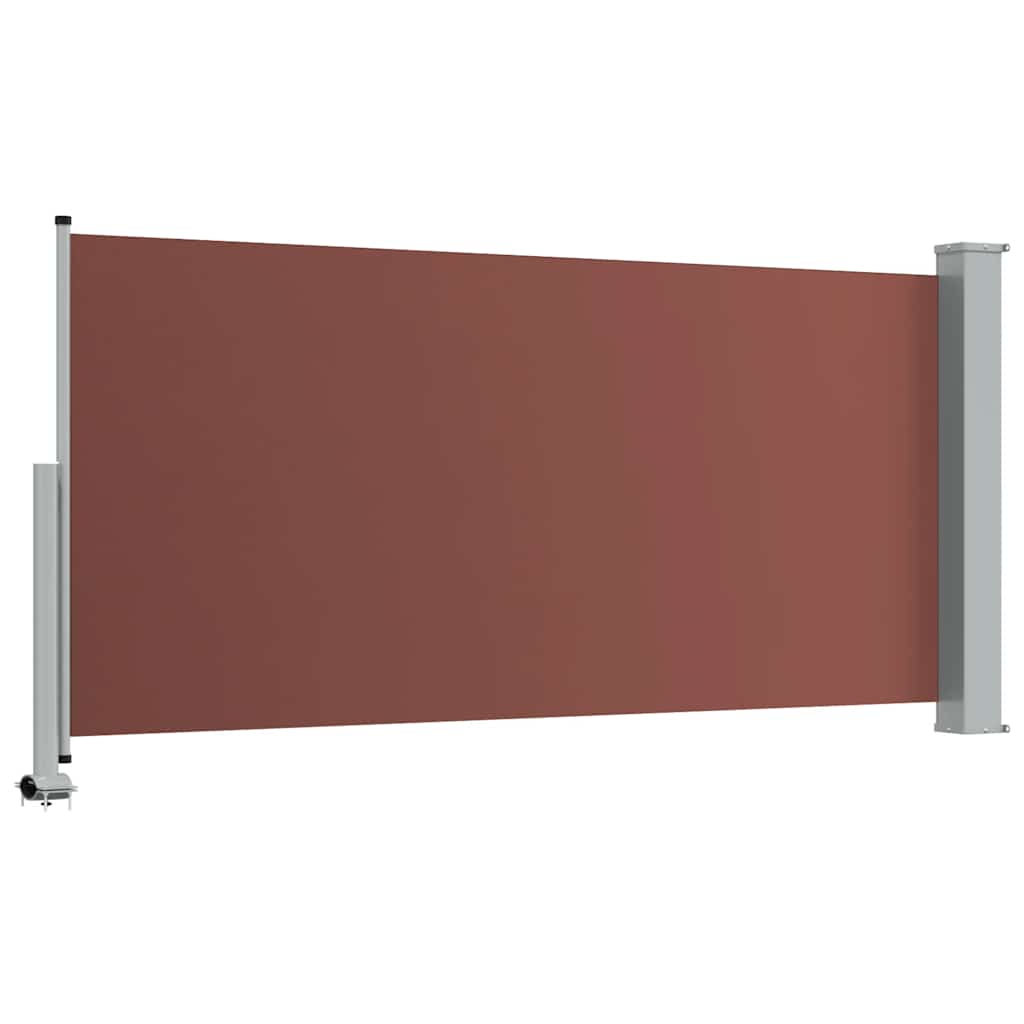Tenda Laterale Retrattile per Patio 120x300 cm Marrone
