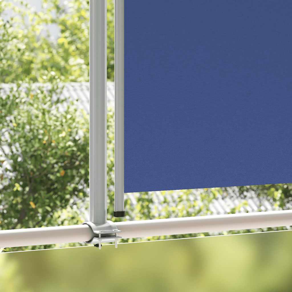 Tenda da Sole Laterale Retrattile per Patio 140x300 cm Blu
