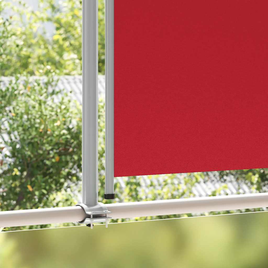 Tenda da Sole Laterale Retrattile per Patio 140x300 cm Rossa