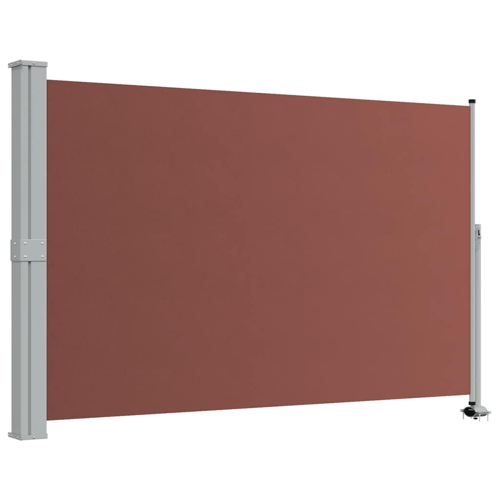 Tenda Laterale Retrattile per Patio 160x300 cm Marrone