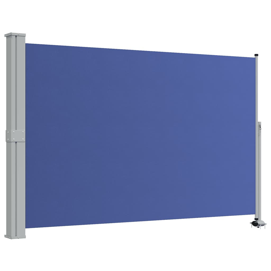 Tenda Laterale Retrattile per Patio 160x300 cm Blu