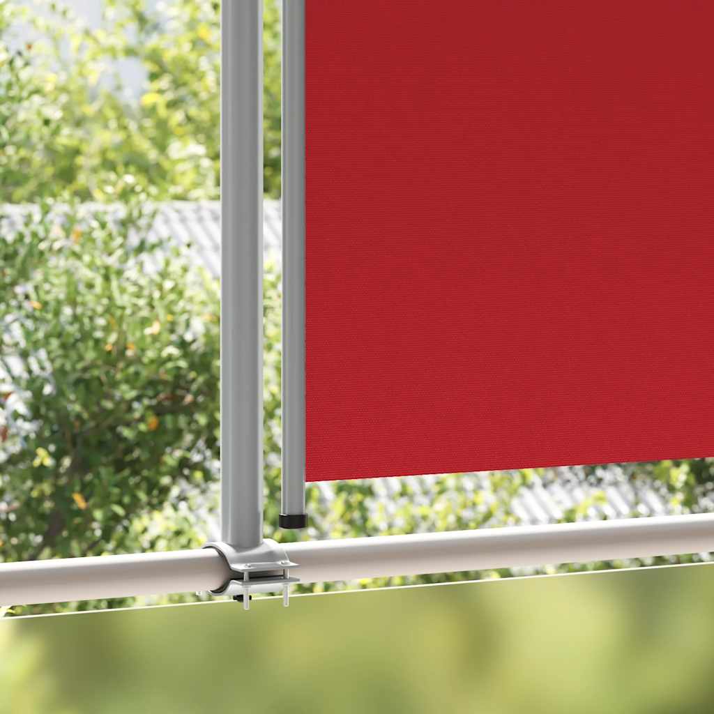 Tenda Laterale Retrattile per Patio 160x300 cm Rossa