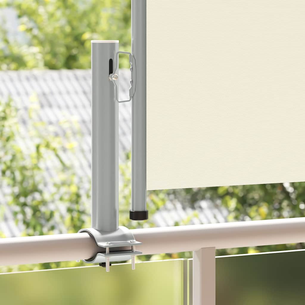 Tenda Laterale Retrattile per Patio 60x300 cm Crema