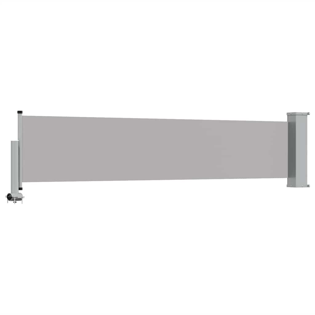 Tenda Laterale Retrattile per Patio 60x300 cm Grigia