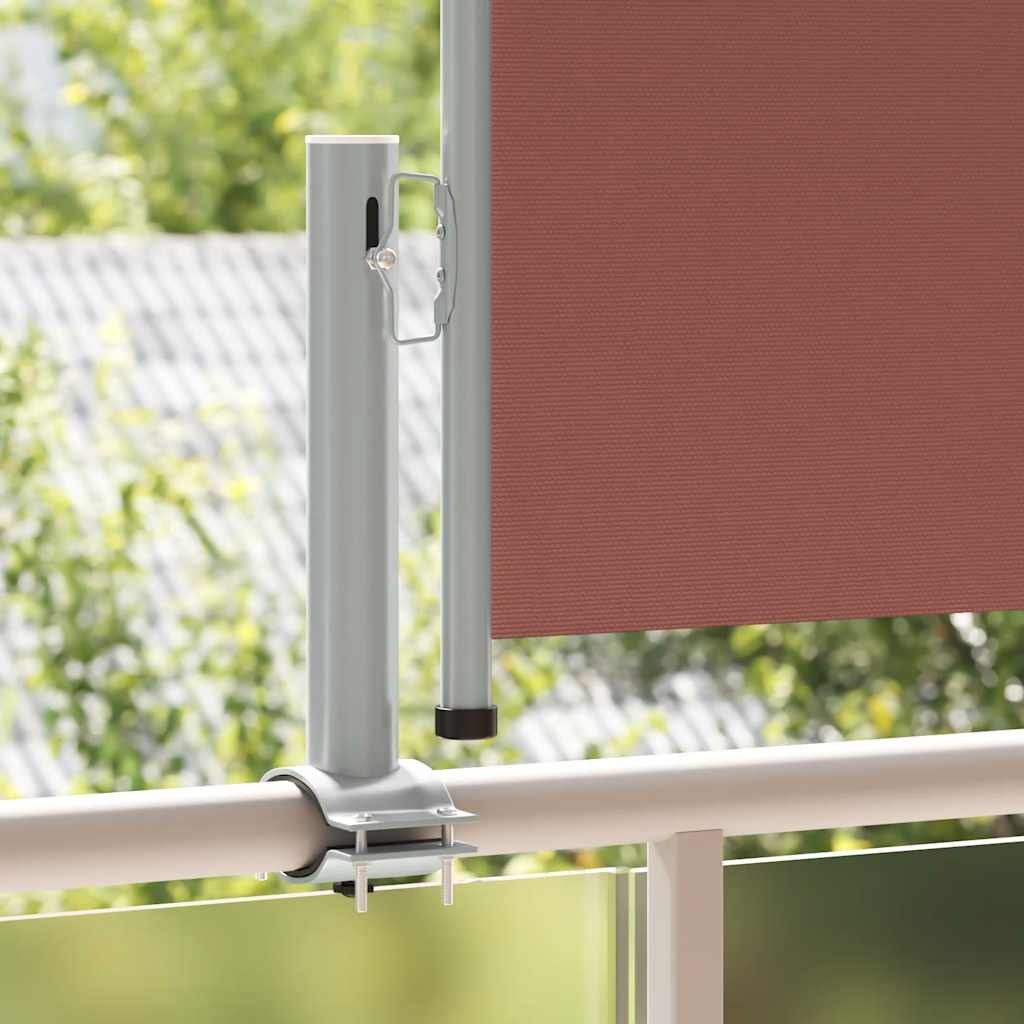 Tenda Laterale Retrattile per Patio 60x300 cm Marrone
