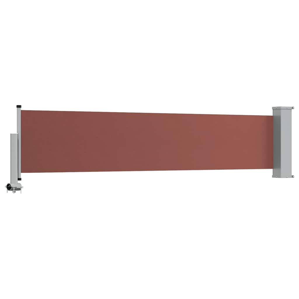 Tenda Laterale Retrattile per Patio 60x300 cm Marrone