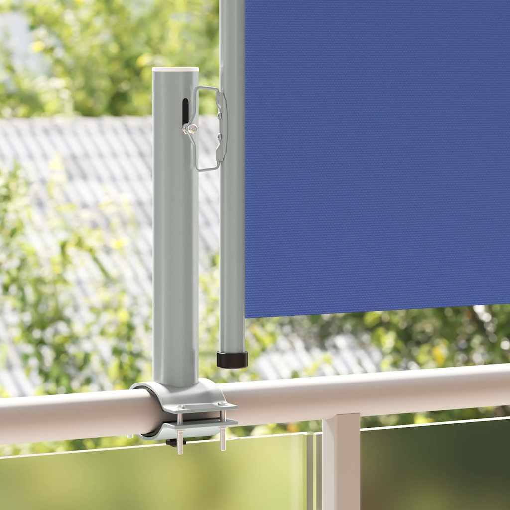 Tenda Laterale Retrattile per Patio 60x300 cm Blu