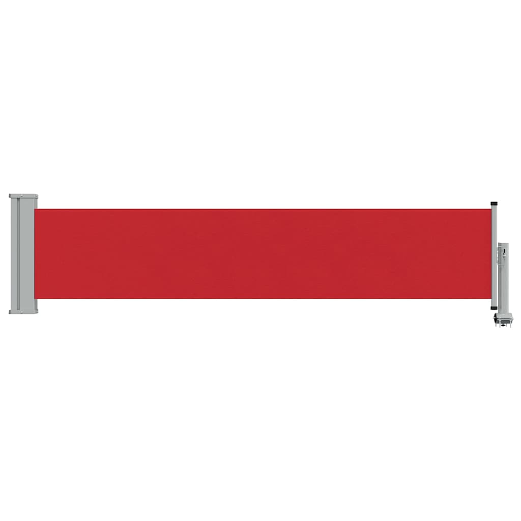 Tenda Laterale Retrattile per Patio 60x300 cm Rossa