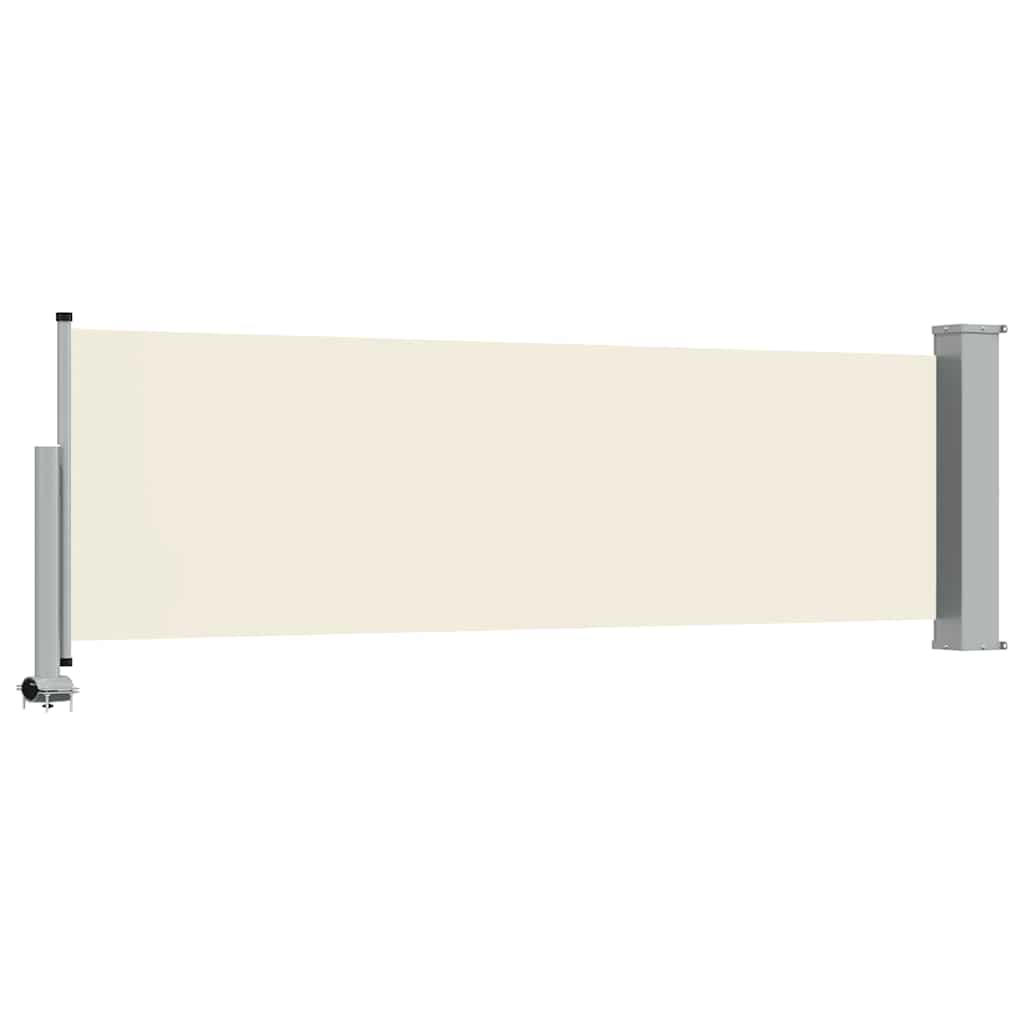 Tenda Laterale Retrattile per Patio 80x300 cm Crema