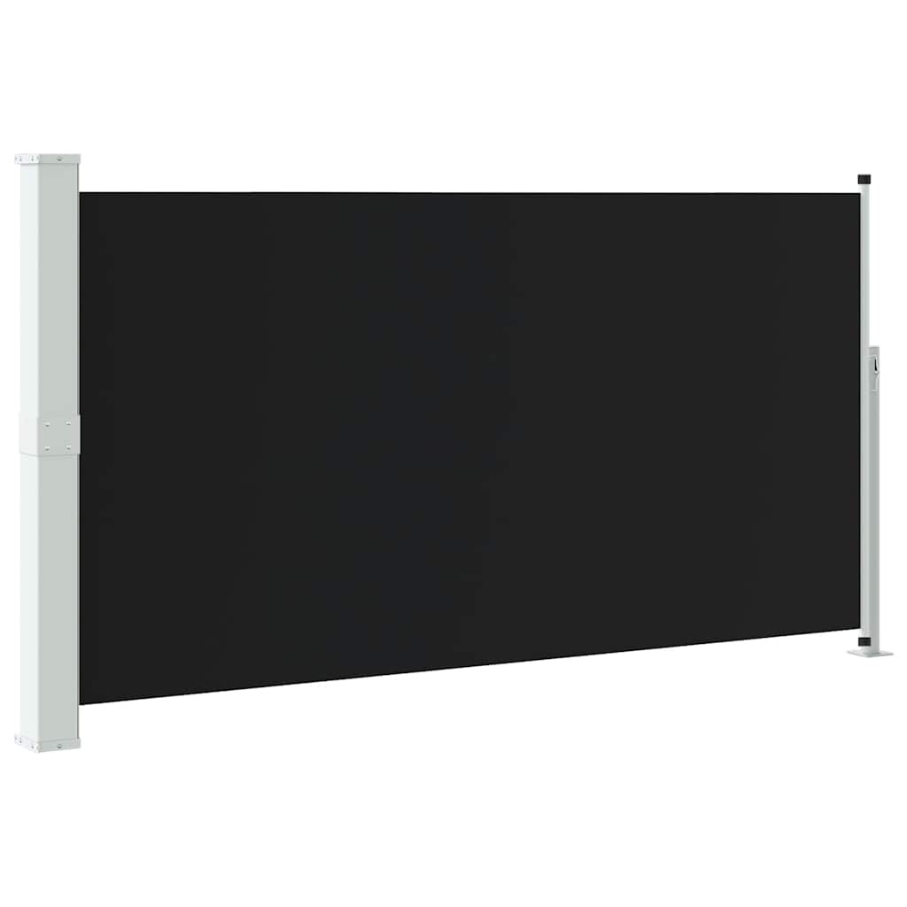 Tenda Laterale Retrattile per Patio 170x300 cm Nera