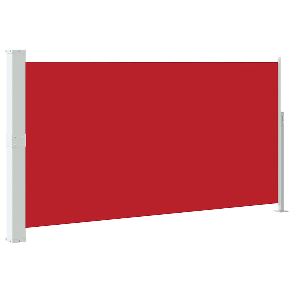 Tenda Laterale Retrattile per Patio 170x300 cm Rosso