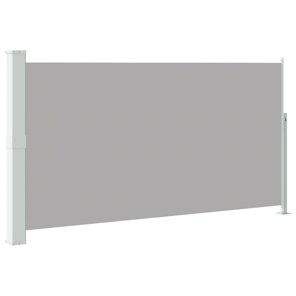 Tenda Laterale Retrattile per Patio 170x300 cm Grigio