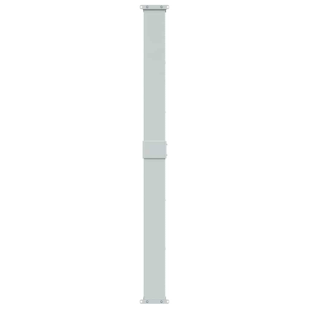 Tenda Laterale Retrattile per Patio 170x300 cm Grigio