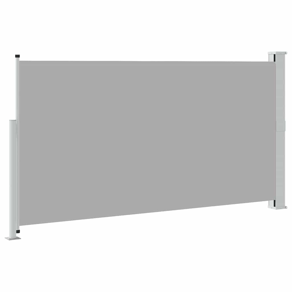 Tenda Laterale Retrattile per Patio 170x300 cm Grigio