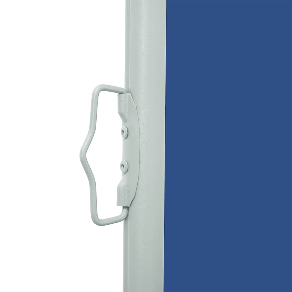 Tenda Laterale Retrattile per Patio 100x314 cm Blu