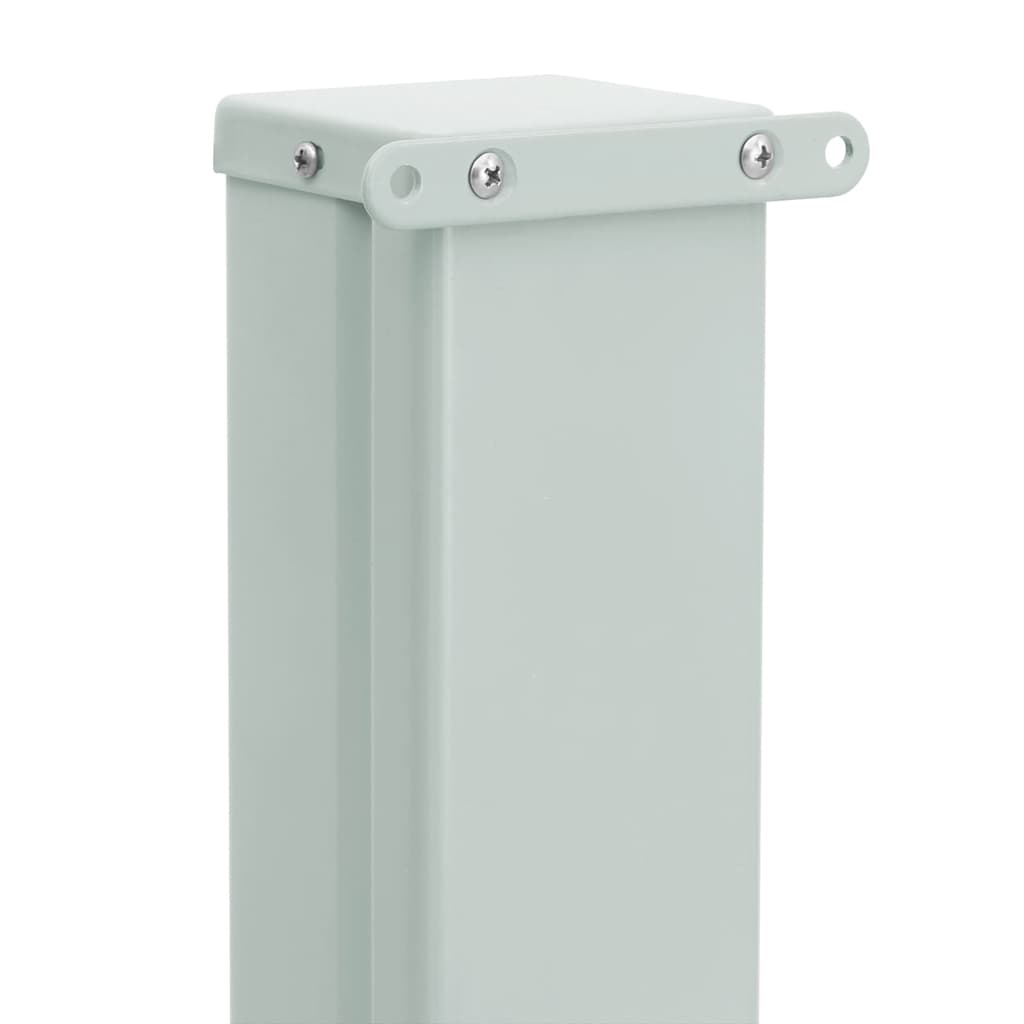 Tenda Laterale Retrattile per Patio 100x314 cm Grigio