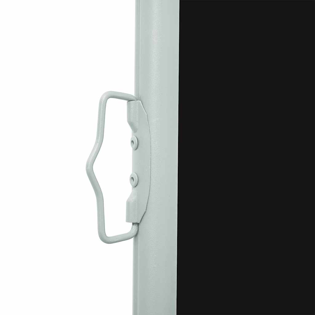Tenda Laterale Retrattile per Patio 100x514 cm Nera