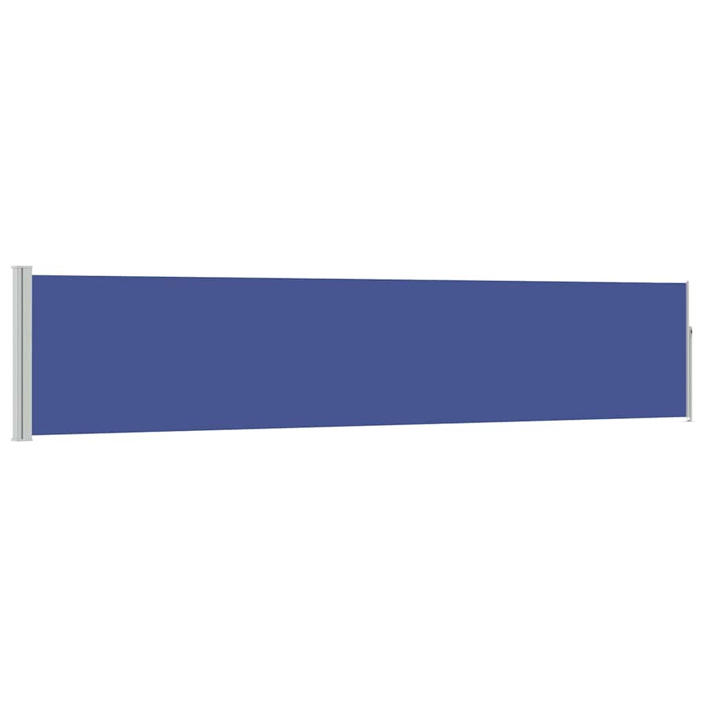 Tenda Laterale Retrattile per Patio 100x514 cm Blu
