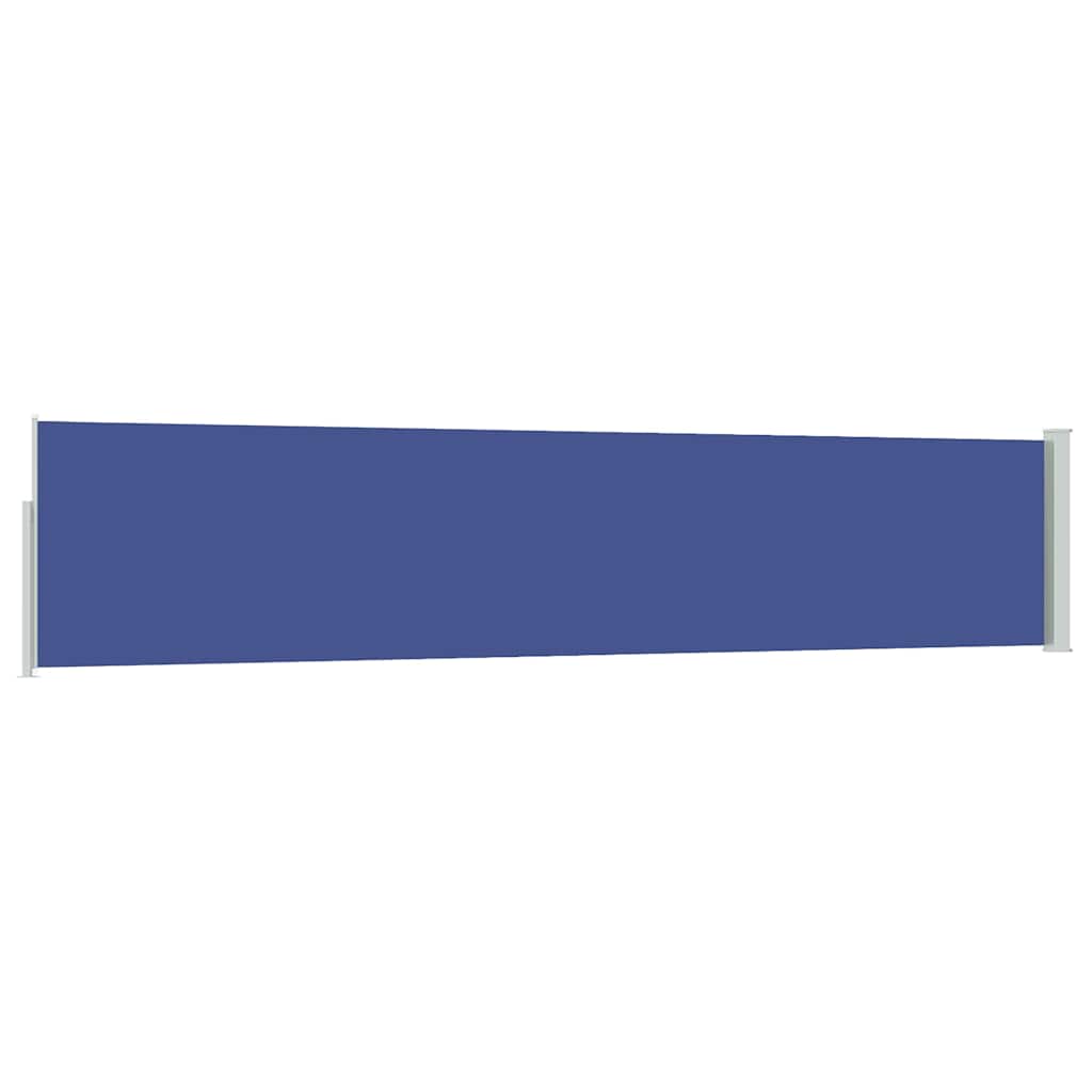 Tenda Laterale Retrattile per Patio 100x514 cm Blu