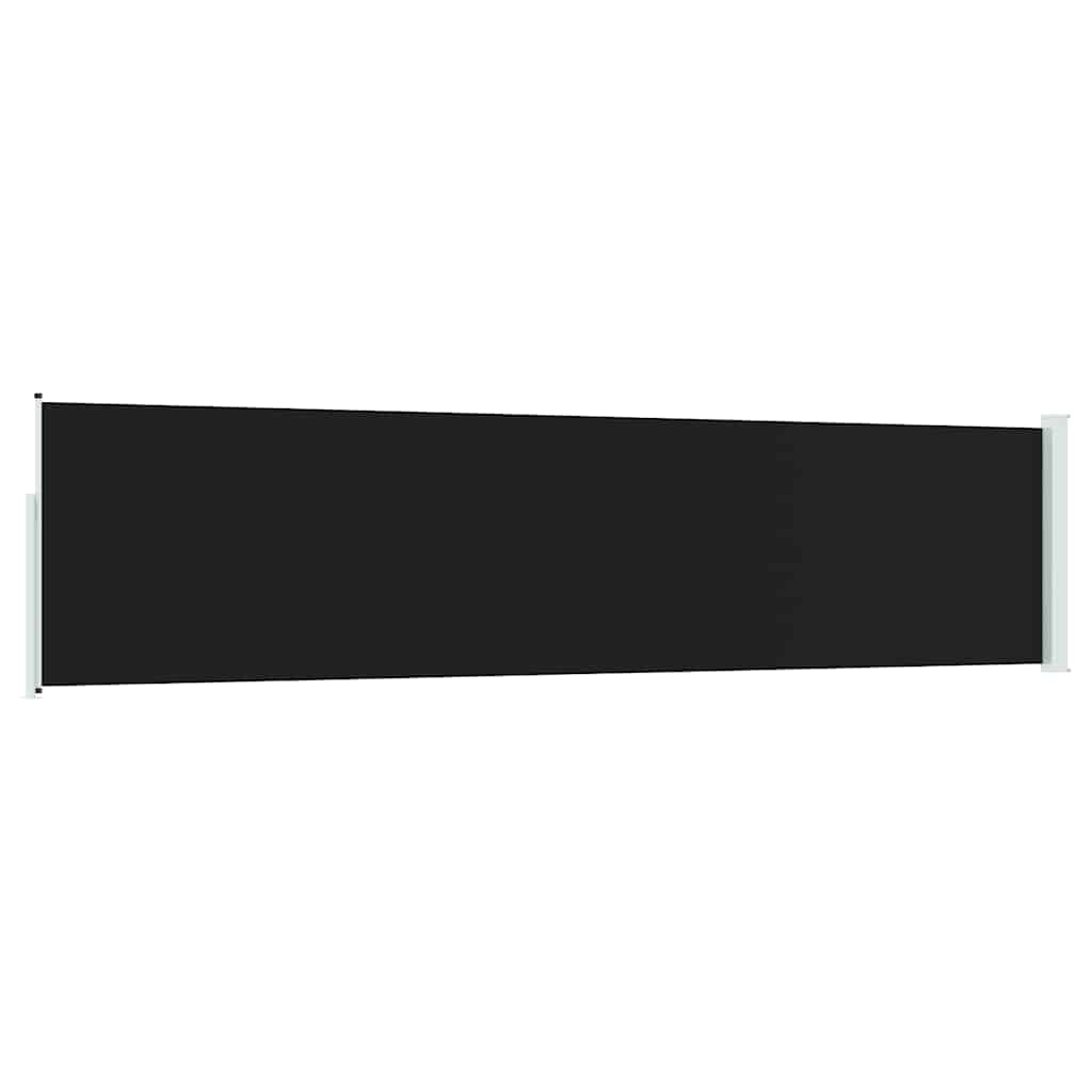 Tenda Laterale Retrattile per Patio 117x514 cm Nero