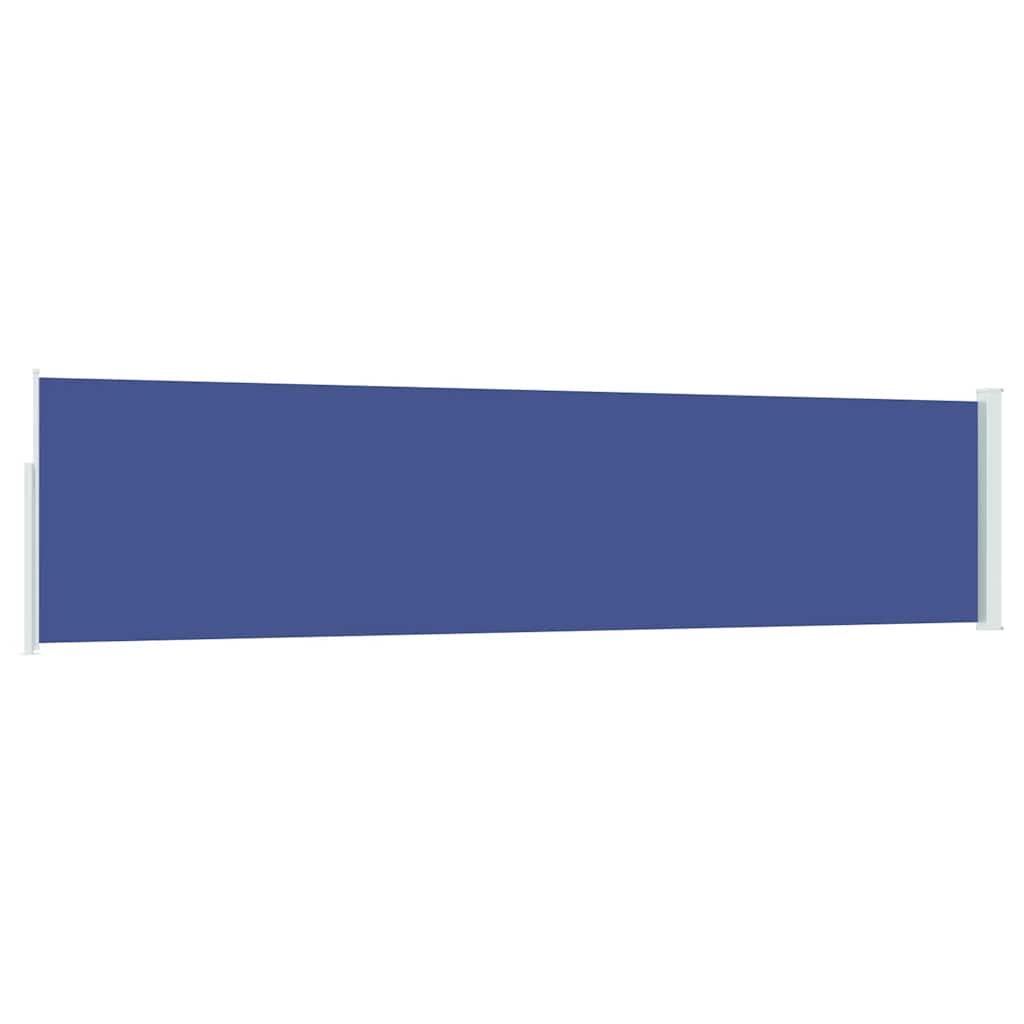 Tenda Laterale Retrattile per Patio 117x514 cm Blu