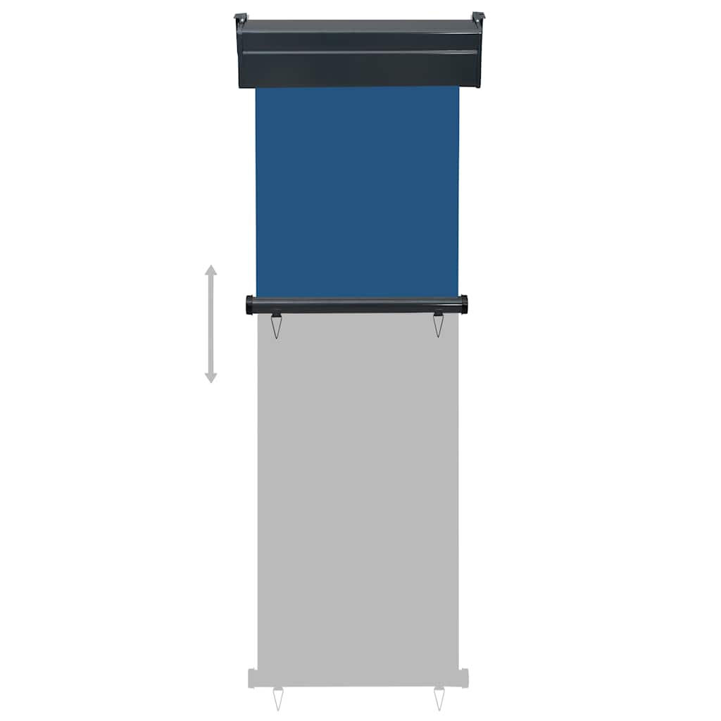 Tendalino Laterale per Balcone 65x250 cm Blu