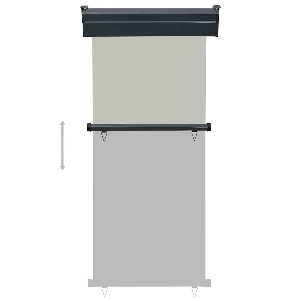Tendalino Laterale per Balcone 85x250 cm Grigio