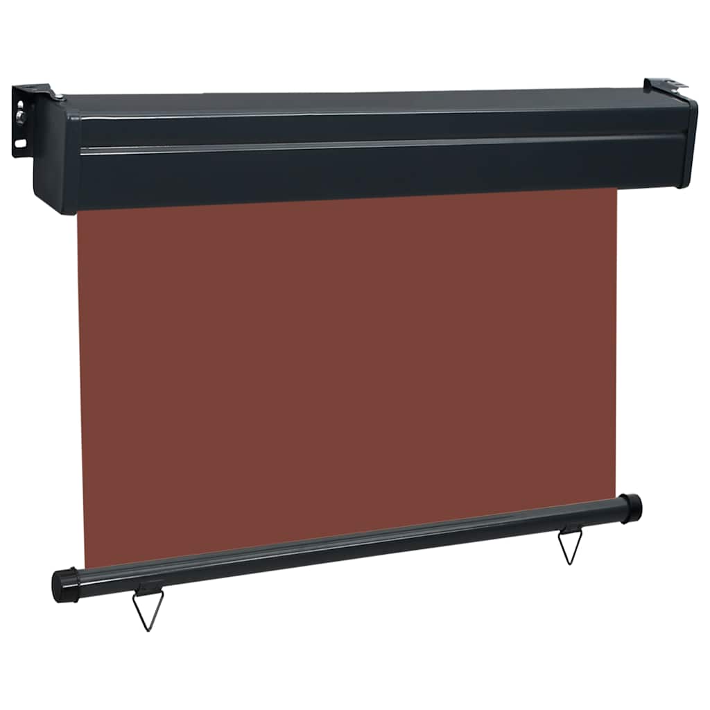 Tendalino Laterale per Balcone 85x250 cm Marrone