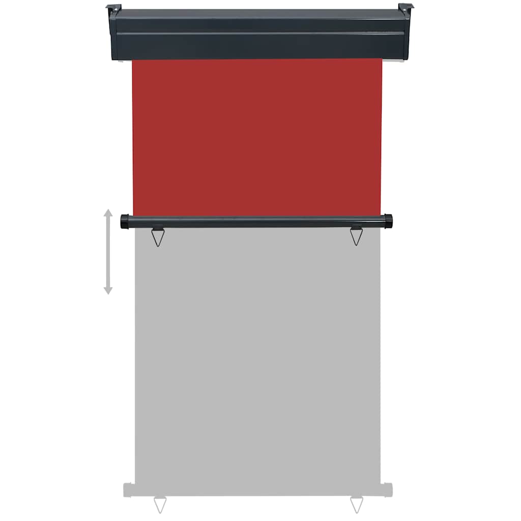 Tendalino Laterale per Balcone 105x250 cm Rosso