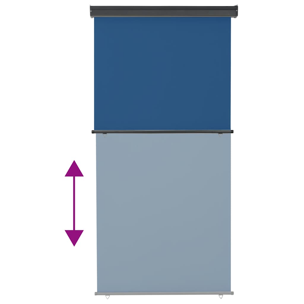 Tendalino Laterale per Balcone 125x250 cm Blu