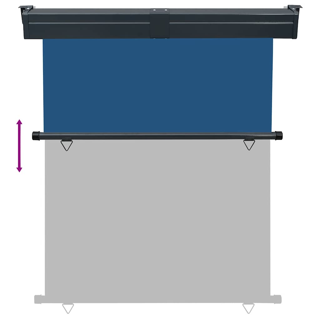 Tendalino Laterale per Balcone 145x250 cm Blu