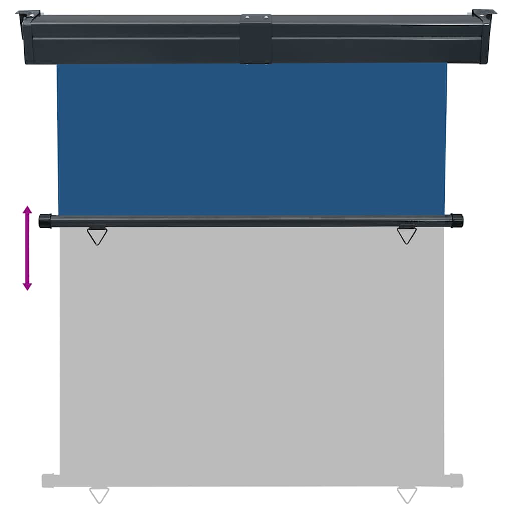 Tendalino Laterale per Balcone 165x250 cm Blu