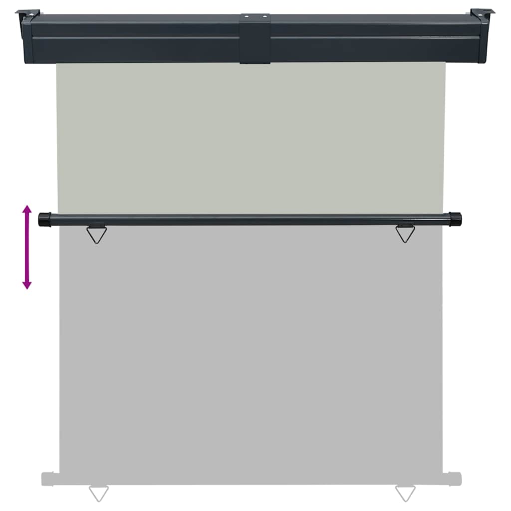 Tendalino Laterale per Balcone 165x250 cm Grigio