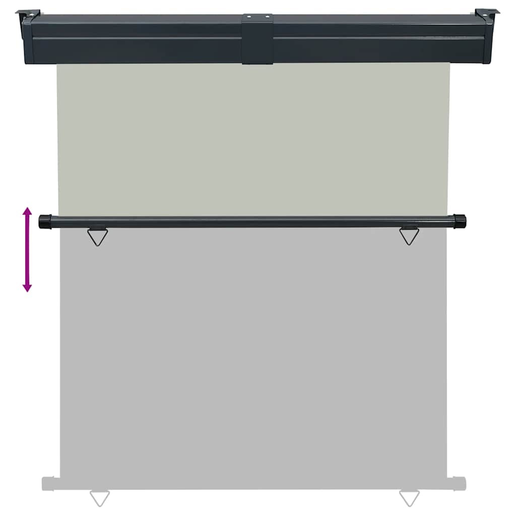 Tendalino Laterale per Balcone 175x250 cm Grigio