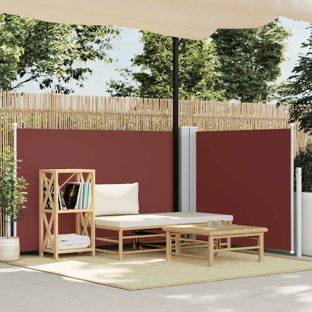 Tenda da Sole Laterale Retrattile Marrone 100x600 cm